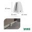 Yane Table Partition Clamp / Partisi Meja TC201A  45 x 32 x 61 mm Silver Aluminium 2
