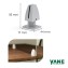 Yane Table Partition Clamp TC201C 44 x 71 x 93 mm Silver Aluminium 2